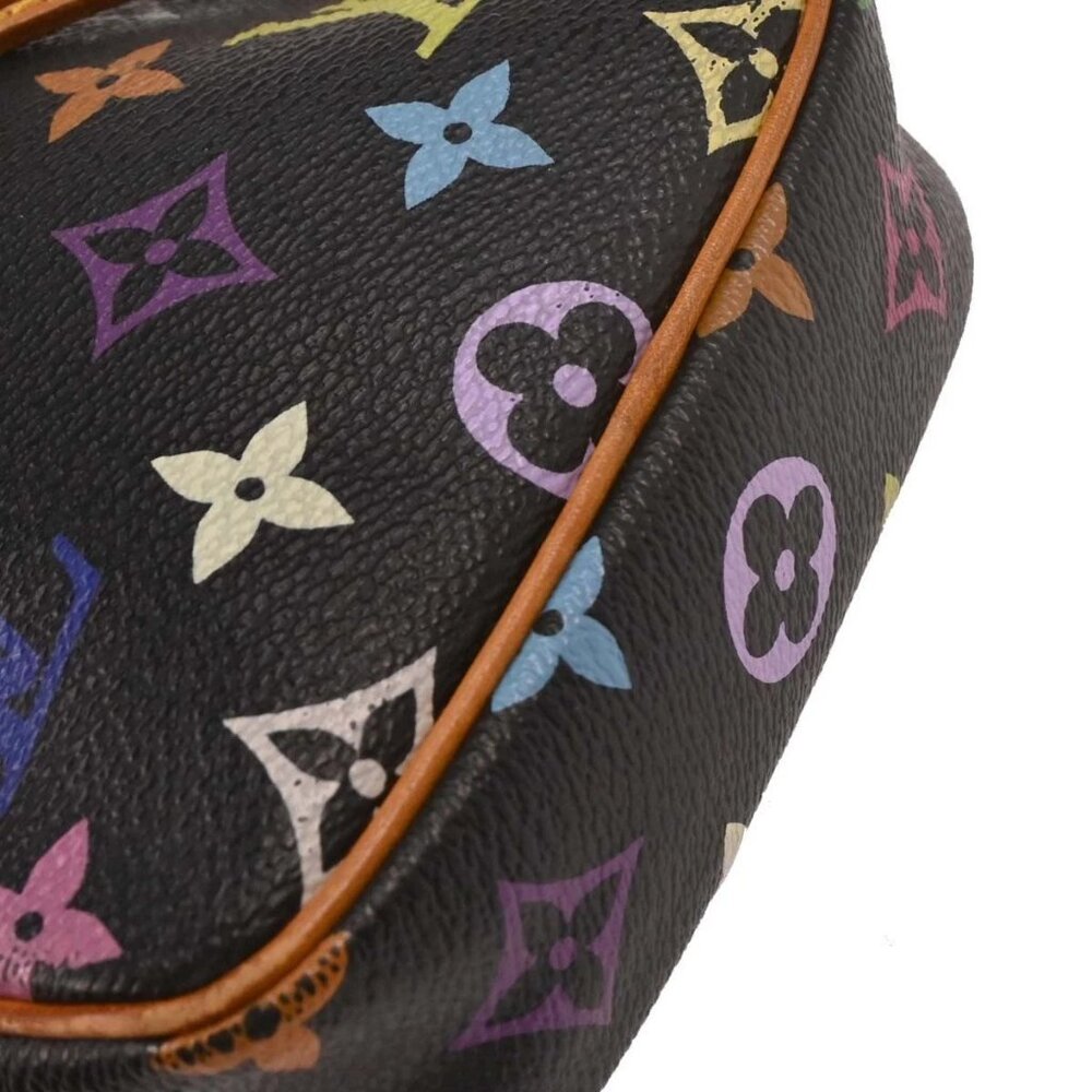 Louis Vuitton Black Monogram Multicolor Rift Shoulder Bag M40056 116132 - Picture 3 of 10
